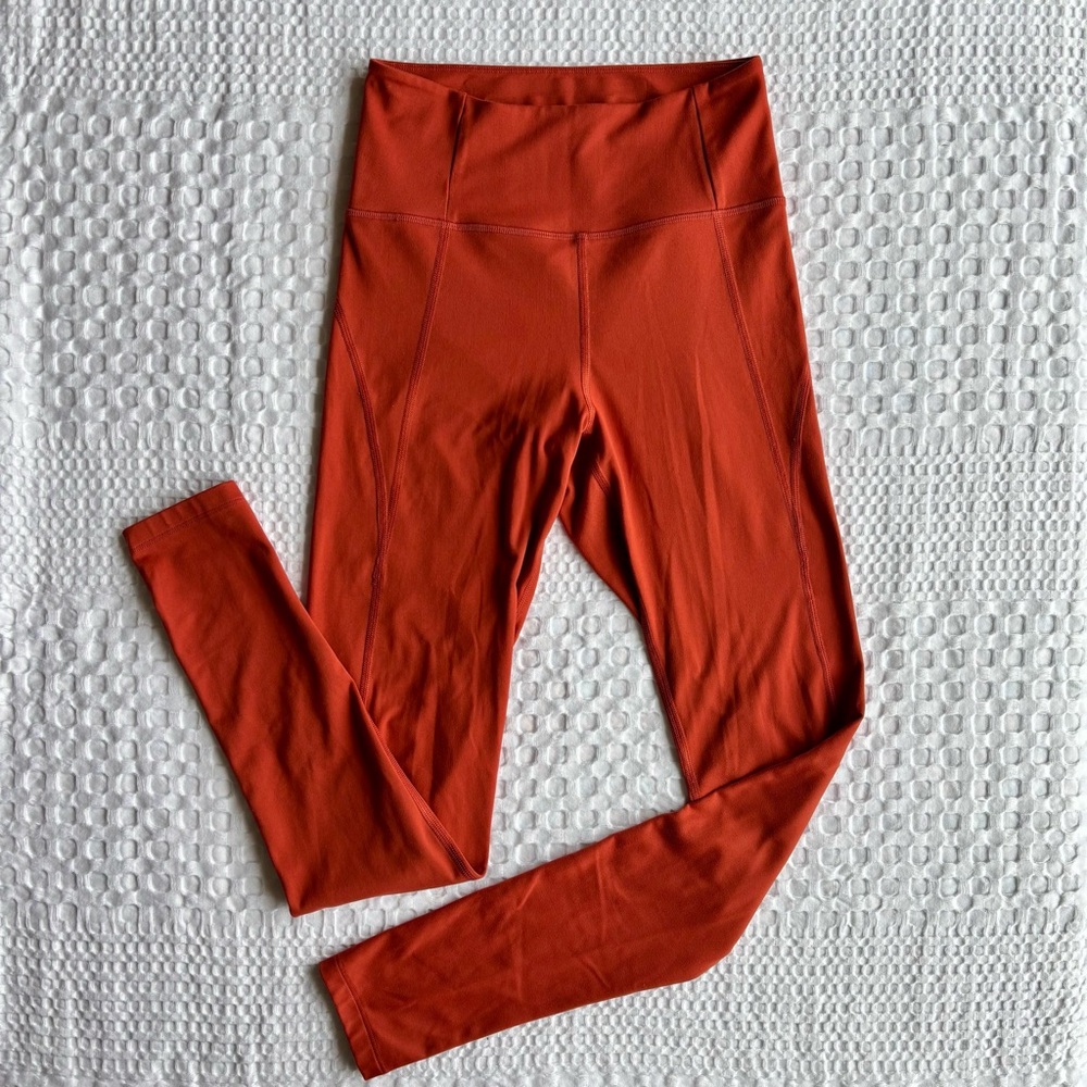 Girlfriend Collective High-Rise Compressive Leggings Women’s S Orange